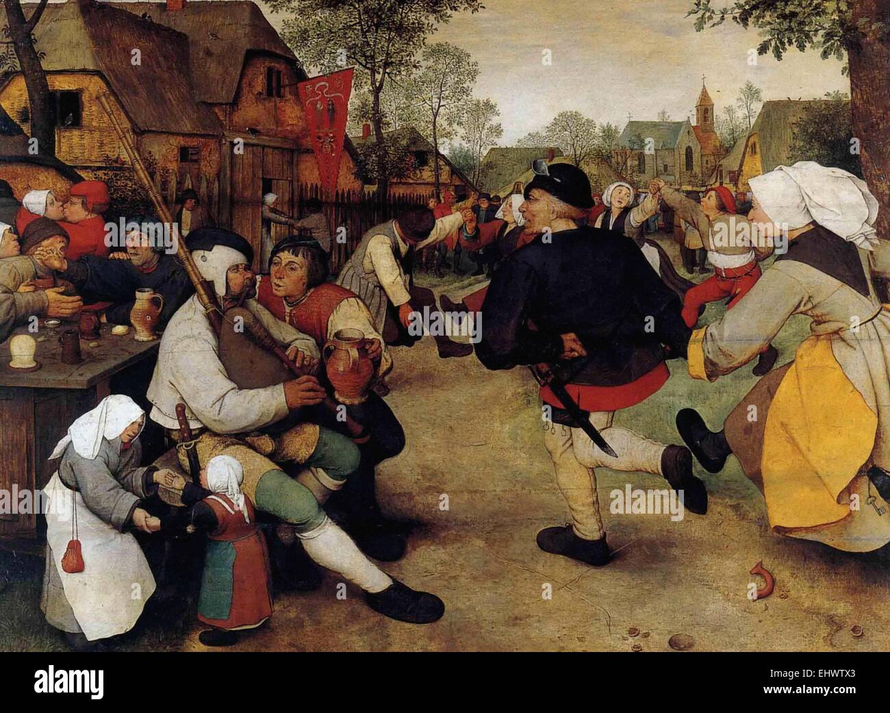 Pieter Bruegel Il Vecchio Contadino Dance Foto Stock Alamy 3727