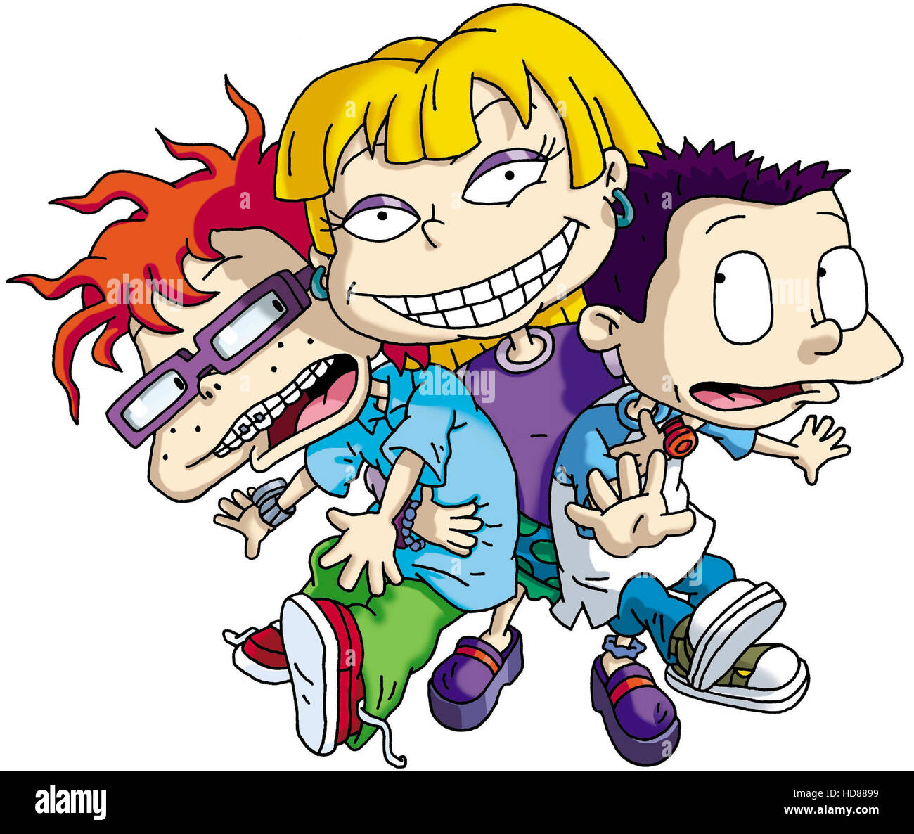 Rugrats Chuckie Finster Angelica Pickles Tommy Pickles 2001 1991 2004 © Nickelodeon 